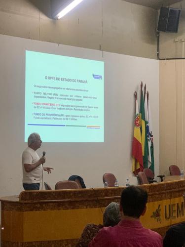 Diretores da PARANAPREVIDÊNCIA participam de palestra na UEM