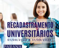 Recadastramento Universitários