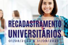 Recadastramento Universitários