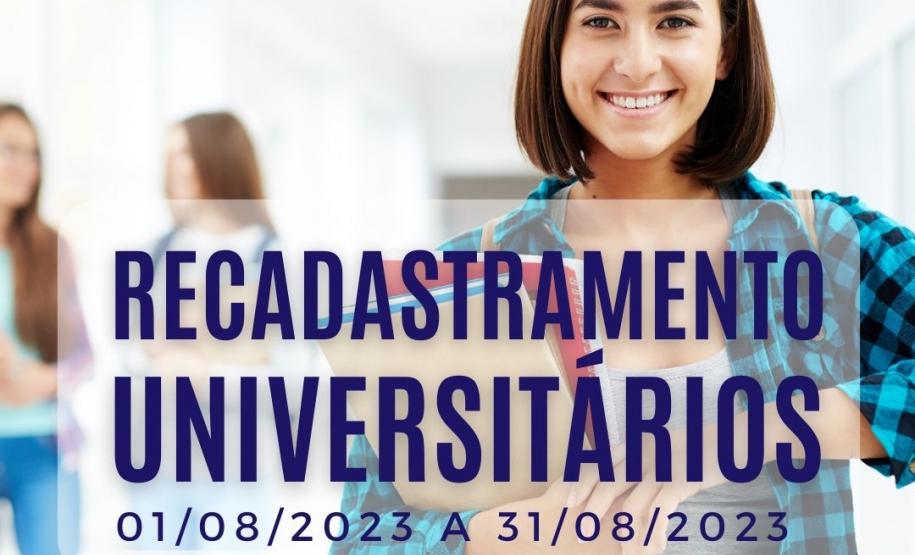 Recadastramento Universitários